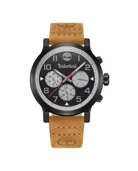 Мужские часы Pancher TDWGF0028902 из кожи с коричневым ремешком Timberland, коричневый