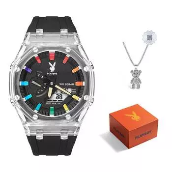 Мужские часы Playboy, Винил черный