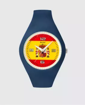 Мужские часы Pontina с флагом Испании, синий