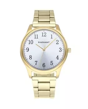 Мужские часы Rex 40 мм RA574206 со стальным и золотым ремешком Radiant, золотой