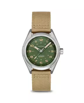 Мужские часы Scout Automatic с титановым корпусом и нейлоновым ремешком, 42 мм Vincero, зеленый