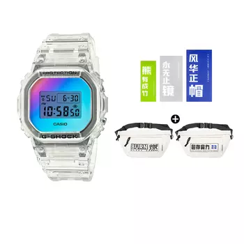 Мужские часы серии G-SQUAD DW-5600SRS-7PR CASIO