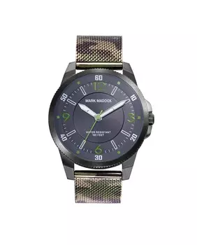 Мужские часы Shibuya из стали с миланской сеткой Mark Maddox, мультиколор