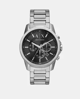 Мужские часы со стальным хронографом AX1720 Armani Exchange, серебряный