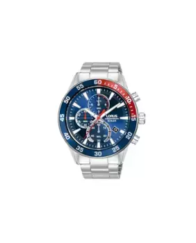 Мужские часы Sport man RM325JX9 из стали с серебряным ремешком Lorus, серебряный