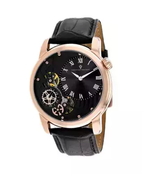 Мужские часы Sprocket Auto-Quartz с черным циферблатом - CV1547 Christian Van Sant, черный