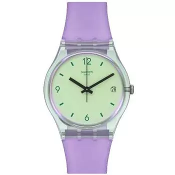 Мужские часы Swatch Mystic Sunrise с зеленым циферблатом