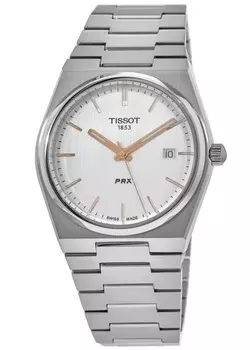 Мужские часы Tissot PRX Quartz Silver Dial Steel T137.410.11.031.00