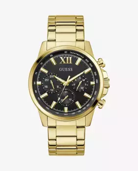 Мужские часы Walker GW0900G3 из стали и золотого ремешка Guess