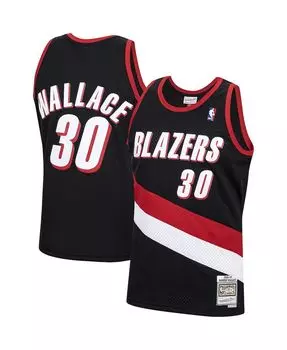 Мужские черные Джерси Portland Trail Blazers 1999-00 Rasheed Wallace 1999-00 Hardwood Classics Swingman Jersey Mitchell & Ness