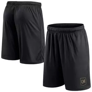 Мужские черные фирменные шорты с логотипом LAFC Primary Team Fanatics