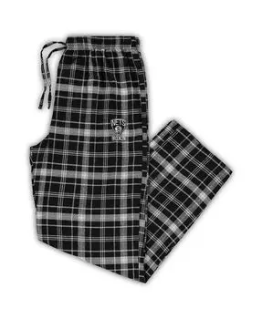 Мужские черные и угольно-черные брюки brooklyn nets big and tall ultimate pants Concepts Sport, мульти