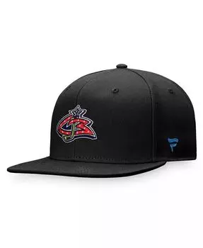 Мужские черные куртки Columbus Blue Jackets, специальная серия, приталенная шляпа Fanatics, черный