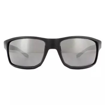 Мужские черные матовые черные солнцезащитные очки Prizm Wrap Oakley, черный