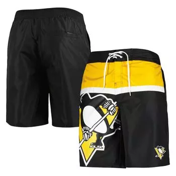 Мужские черные плавки Pittsburgh Penguins Sea Wind Starter