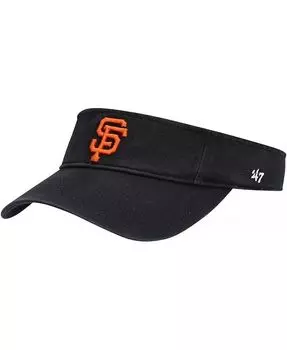 Мужские черные регулируемый козырек San Francisco Giants Clean Up '47 Brand, черный