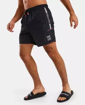 Мужские черные шорты-бермуды Nautica, черный