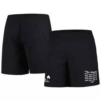 Мужские черные шорты Boston Celtics 17x Champions Heritage Mitchell & Ness