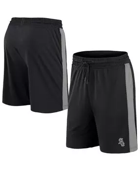 Мужские черные шорты chicago white sox iconic break it loose Fanatics, черный