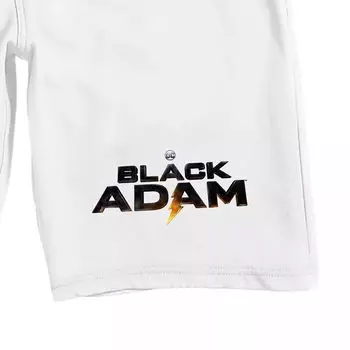 Мужские черные шорты для сна с логотипом Adam Licensed Character