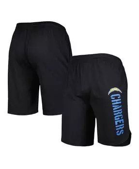 Мужские черные шорты los angeles chargers team MSX by Michael Strahan, черный