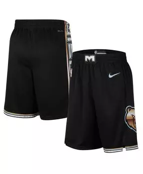 Мужские черные шорты memphis grizzlies 2022/23 city edition swingman Nike, черный