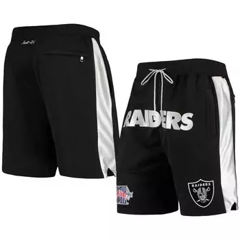 Мужские черные шорты Mitchell & Ness Las Vegas Raiders Just Don Gold Rush