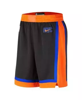 Мужские черные шорты new york knicks 2022/23 city edition swingman Nike, черный