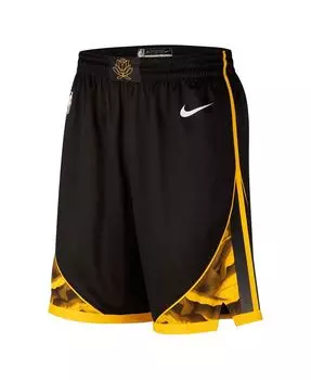 Мужские черные шорты swingman golden state warriors 2022/23 city edition Nike, черный