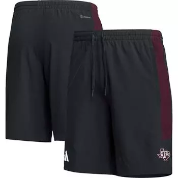 Мужские черные шорты Texas A&M Aggies AEROREADY adidas
