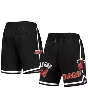 Мужские черные шорты tyler herro miami heat team player Pro Standard, черный