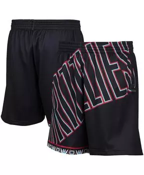 Мужские черные шорты vancouver grizzlies hardwood classics big face 2.0 Mitchell &amp; Ness, черный