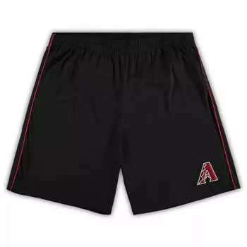 Мужские черные шорты в сетку Arizona Diamondbacks Big & Tall
