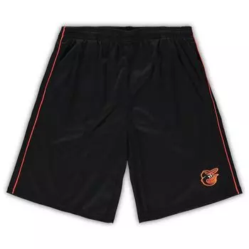 Мужские черные шорты в сетку Baltimore Orioles Big & Tall