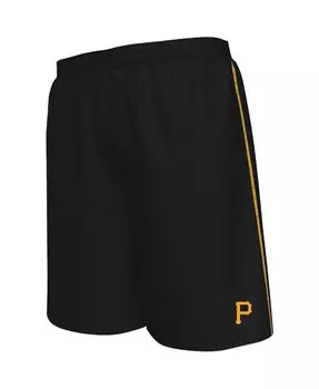 Мужские черные шорты в сетку Pittsburgh Pirates Big Tall Majestic