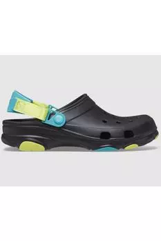 Мужские черные тапочки All Terrain Clog Crocs, черный