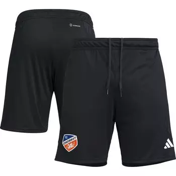 Мужские черные тренировочные шорты AEROREADY FC Cincinnati 2023 adidas