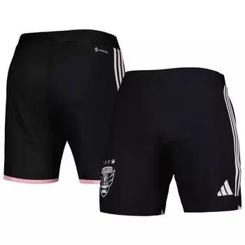 Мужские черные выездные шорты DC United 2023 AEROREADY Authentic adidas