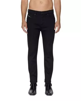 Мужские черные зауженные джинсы Diesel, черный