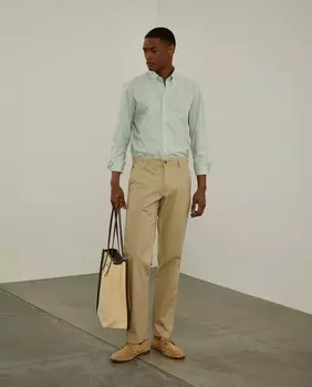 Мужские чиносы прямого кроя Lion Of Porches, бежевый