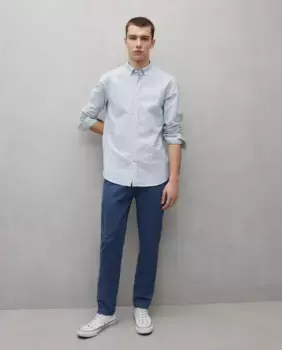 Мужские чиносы скинни стретч Easy Wear, синий