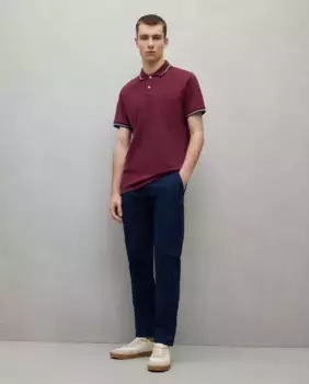 Мужские чиносы скинни стретч Easy Wear, темно-синий