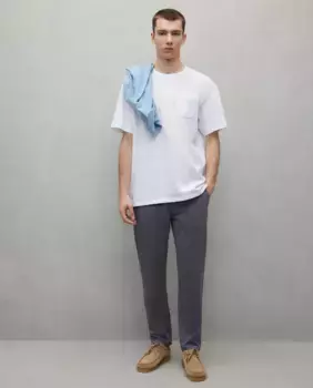 Мужские чиносы скинни стретч Easy Wear, темно-серый