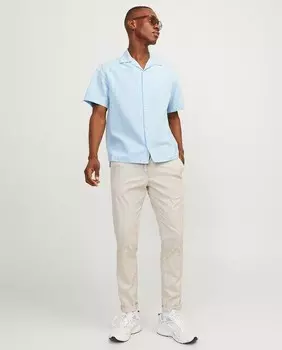 Мужские чиносы узкого кроя Jack & Jones, бежевый