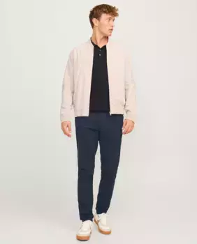 Мужские чиносы узкого кроя со средней талией Jack & Jones, темно-синий