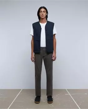 Мужские чиносы узкого кроя темно-серого цвета Scalpers, темно-серый