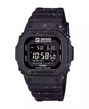 Мужские цифровые часы Surfrider Foundation Collaboration из черной смолы, 43,2 мм G5600SRF-1 G-Shock, черный