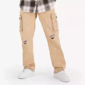 Мужские цветные карго-брюки Breach Caliber Denim Co., цвет stone