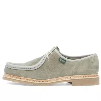 Мужские дерби Michael из замши на шнуровке. Paraboot, цвет lime