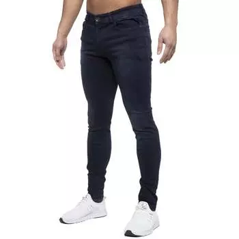 Мужские дизайнерские узкие эластичные джинсы скинни Eto, синий